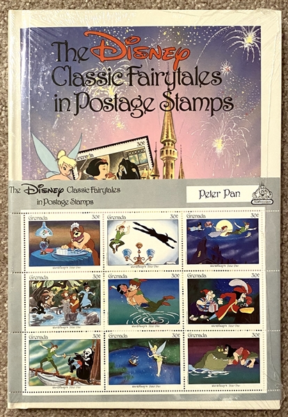 The Disney Classic Fairytales in Postage Stamps Book Alice in Wonderland- Sealed