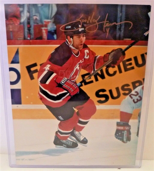 New Jersey Devils Former Captain Scott Stevens Signed 8x10 photo