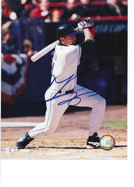 New York Mets Mike Piazza Signed 8x10 Photo - Rand G Sports Cert-