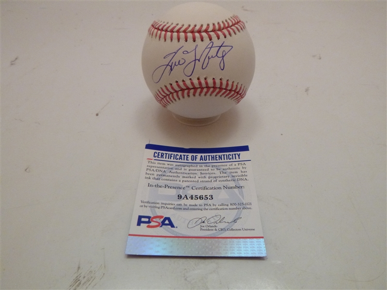 New York Yankees Tino Martinez Signed Baseball - PSA Cert
