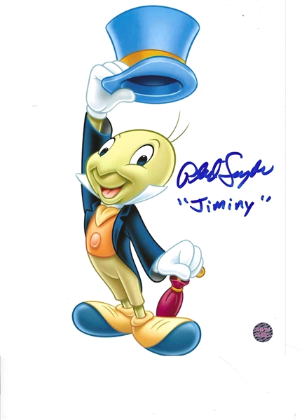 Jiminy Cricket 8x10 Photo Signed By Raphael Sbarge - AWM Hologram 