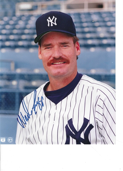New York Yankees Wade Boggs Signed 8x10 Photo 