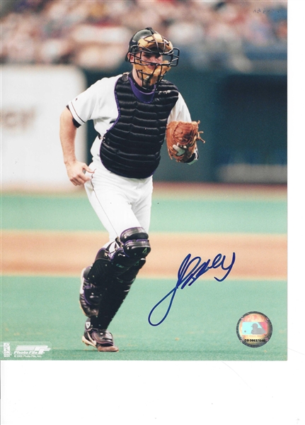 New York Yankees John Flaherty Signed 8x10 Photo