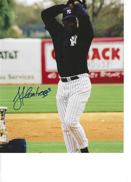 New York Yankees Jose Contreras Signed 8x10 Photo 