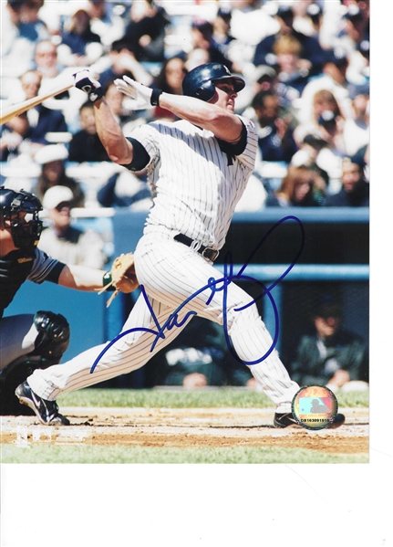 New York Yankees Jason Giambi Signed 8x10 Photo