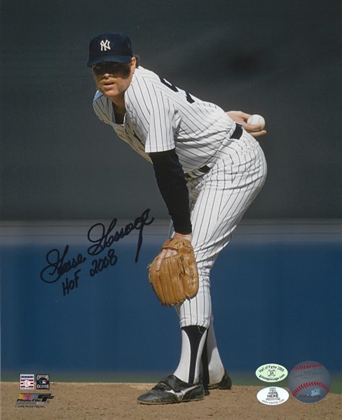 NY Yankees Goose Gossage Signed 8x10" photo (WYWHP Authenticated)