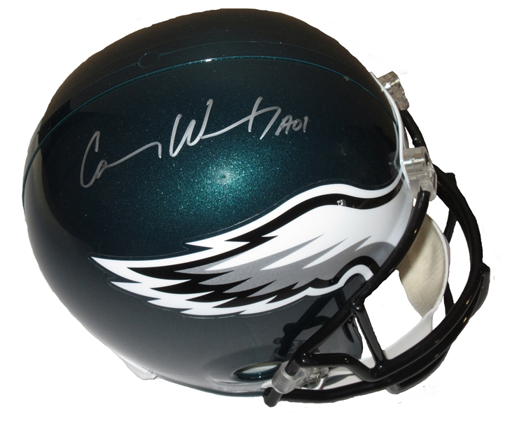 Carson Wentz Autographed Full Size Replica Philadelphia Eagles Helmet