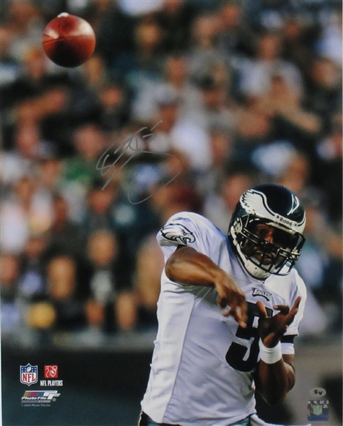 Eagles Donovan McNabb Signed 16x20 Throwing Photo