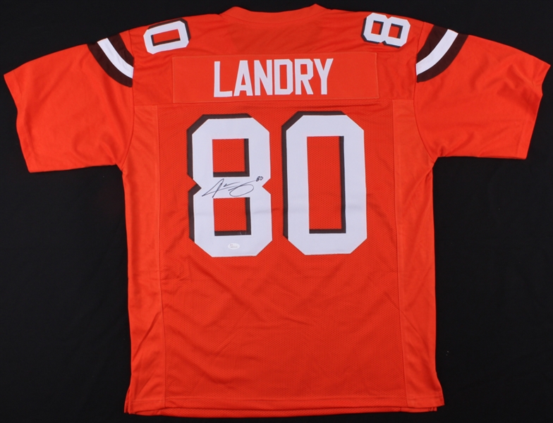 Jarvis Landry Browns Hand Signed Jersey (Letters and #s are Sewn On) JSA COA No Reserve