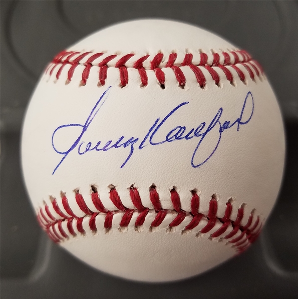 Sandy Koufax Autographed Official MLB Baseball MLB Certified Hologram Attached 