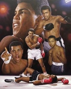 Muhammad Ali Original Art On Canvas By Renowned Artist Doo S. Oh