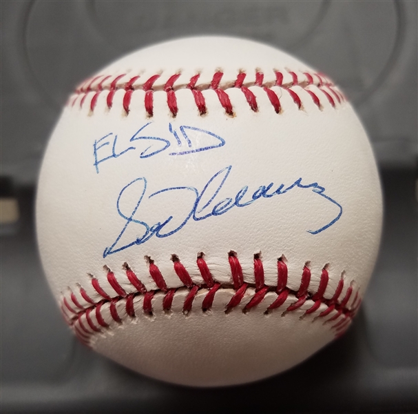 Sid Fernandez Dodgers Mets Autographed Baseball with "EL SID" Inscription MLB Authenticated