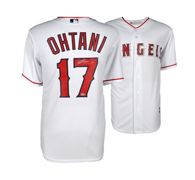 LA Angels Rookie Sesation Shohei Ohtani Autographed Jersey MLB Authenticated