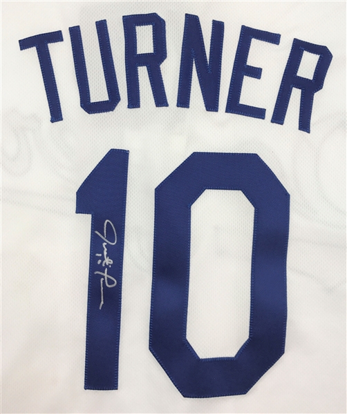 LA Dodgers Justin Turner Autographed White Home Jersey MLB Authenticated