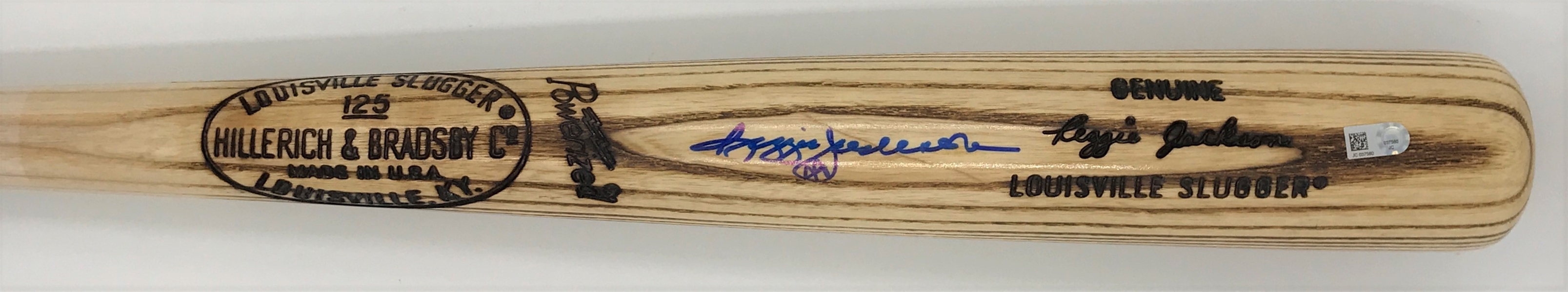 Yankees As Angels HOFer Reggie Jackson Signed RJ Game Model Louisville Slugger Bat MLB Authenticated