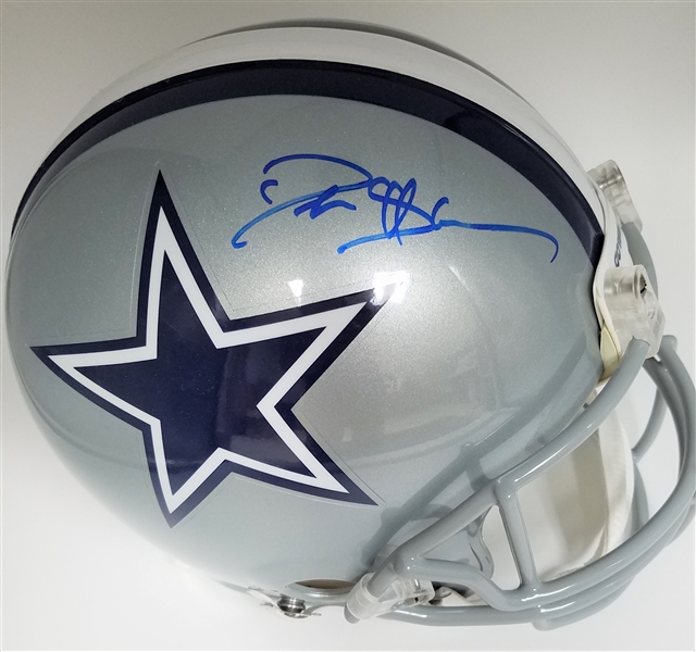 "Primetime" Deion Sanders Autographed Full Size Dallas Cowboys Helmet MLB Authenticated