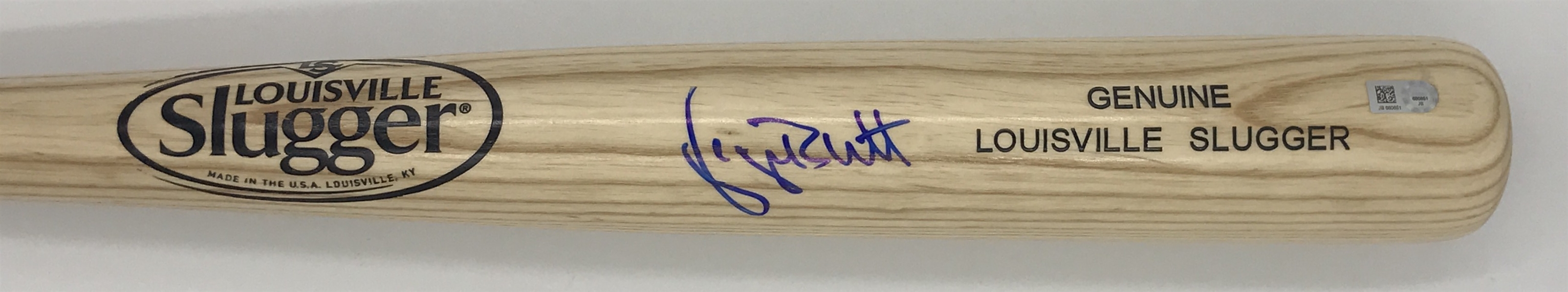 George Brett Autographed Louisville Slugger Bat MLB Authenticated