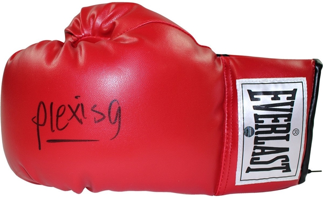 Alexis Argüello Signed Red Boxing Glove