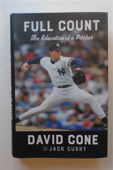 David Cone NY Yankees Signed New Hard Copy Book "Full Count" also signed by Co-Author Jack Curry NO RESERVE