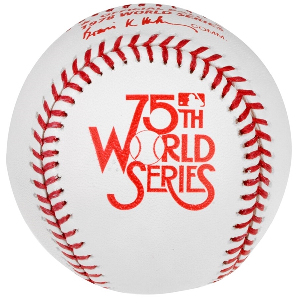 1978 MLB World Series Collectable Baseball - Unsigned 