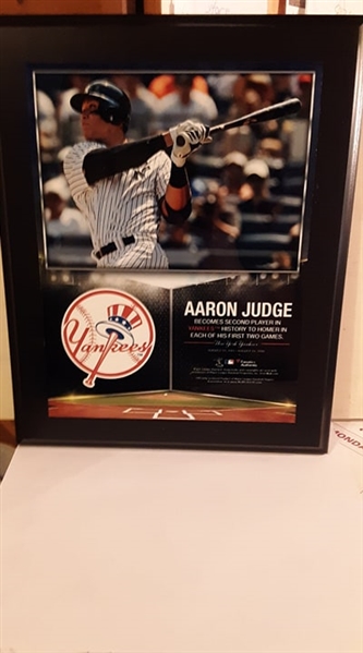 New York Yankees Unsigned Aaron Judge Plaqued Collage 