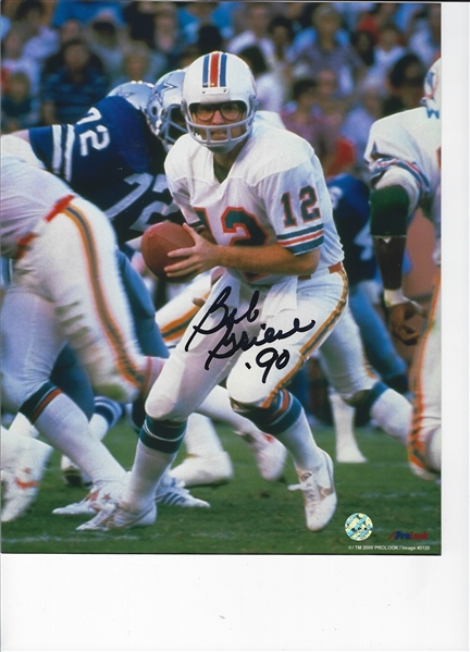 Miami Dolphins Bob Griese Signed 8x10 Photo