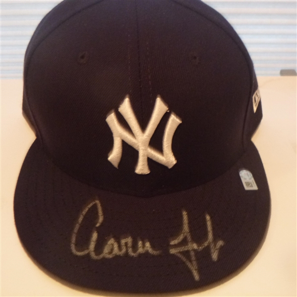 New York Yankees Aaron Judge Signed Hat
