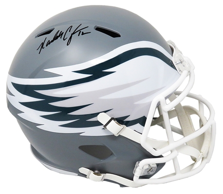 Randall Cunningham Signed Philadelphia Eagles AMP Alternate Series Riddell Speed Full Size Replica Helmet