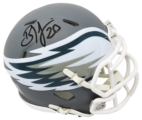 Brian Dawkins Signed Philadelphia Eagles AMP Alternate Riddell Speed Mini Helmet