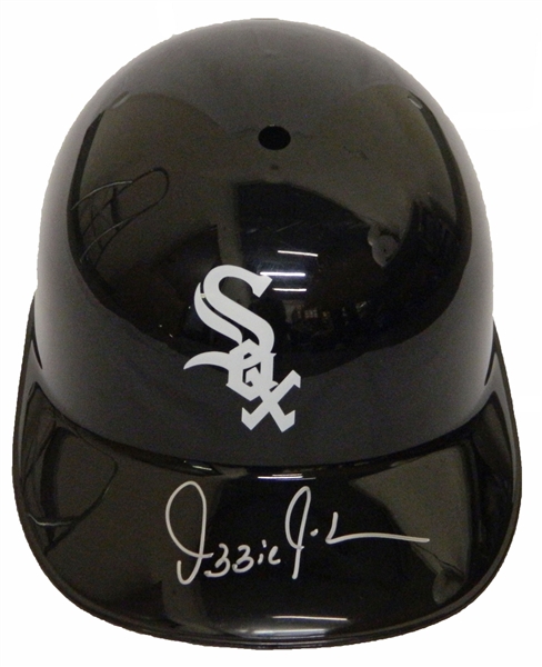 Ozzie Guillen Signed White Sox Replica Batting Helmet 