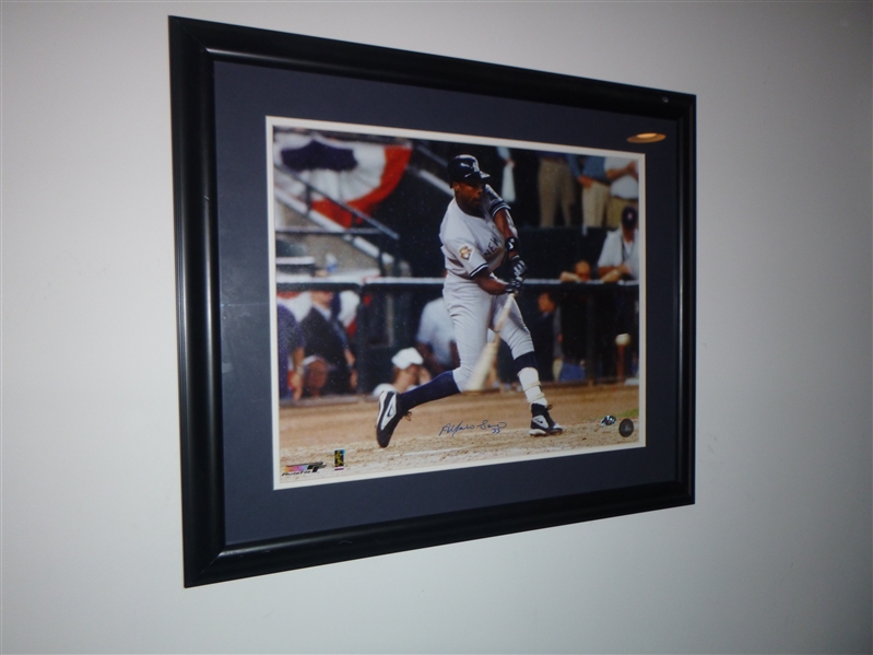 New York Yankees Alfonso Soriano Signed 16x20 Photo Framed 