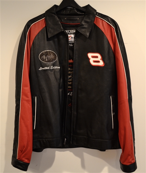 Nascar Dale Earnhardt JR Signed Limited Edition 928/1000 Leather Jacket 
