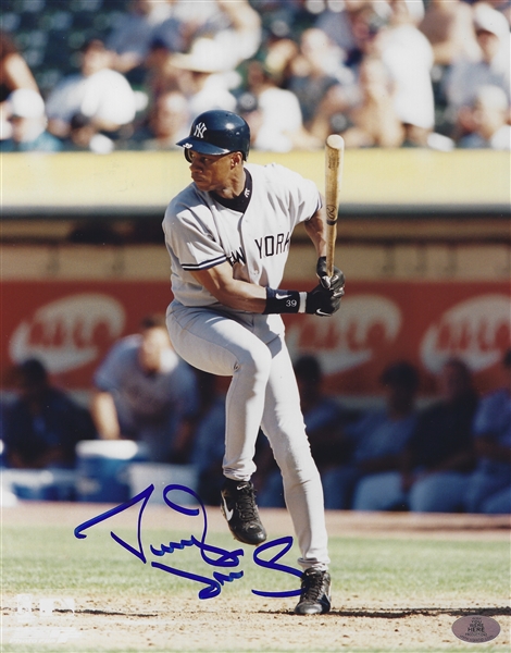 New York Yankees Darryl Strawberry Signed 8x10 Batting Photo