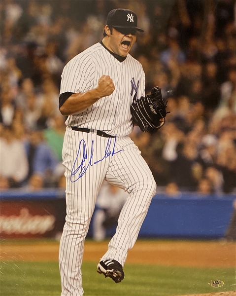 Former New York Yankees Pitcher Joba Chamberlain Signed 16x20 Photo 