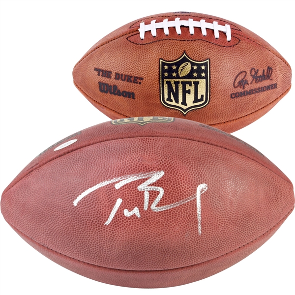 Tom Brady New England Patriots Autographed Pro Football - TRISTAR