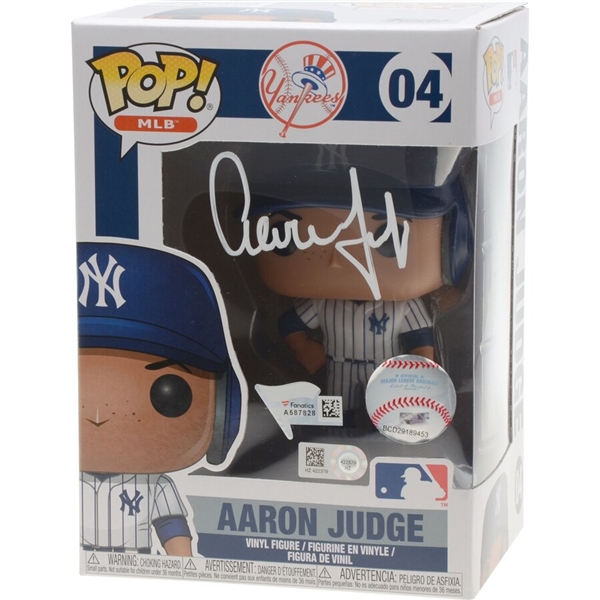 Aaron Judge New York Yankees Autographed Funko Figurine - Limited Edition of 100 - Fanatics Exclusive