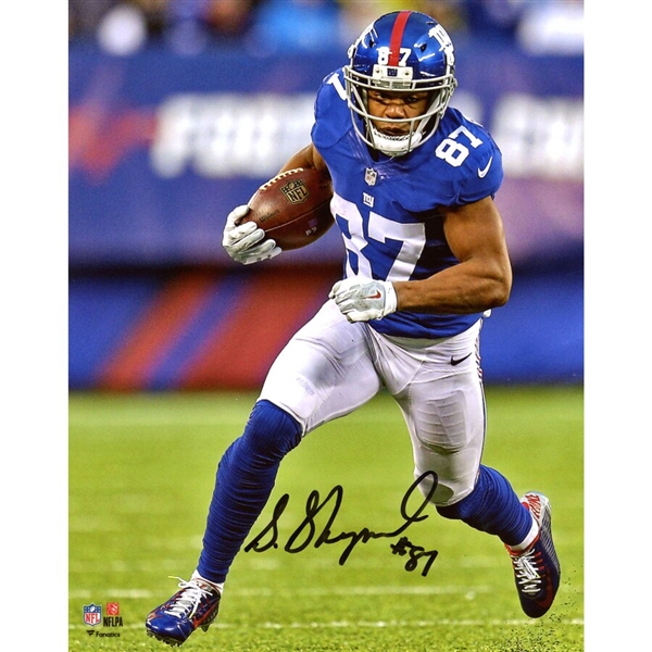 Sterling Shepard New York Giants Autographed 8" x 10" Vertical Running Photograph