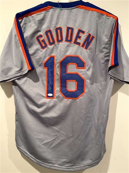 New York Mets Dwight "Doc " Gooden Signed Grey Jersey