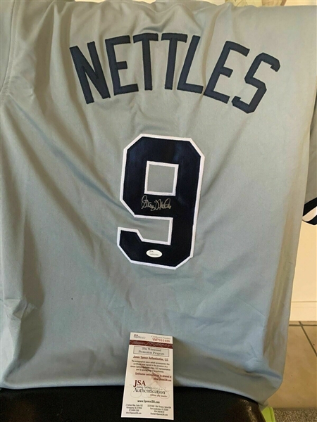 New York YANKEES Graig Nettles Signed Custom Jersey