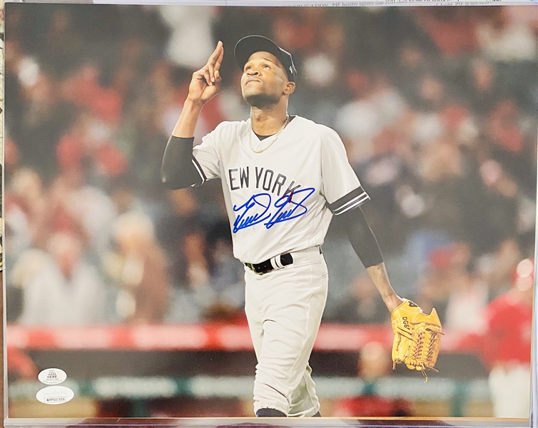 New York Yankees Pitcher Domingo German Signed 11x14 Photo