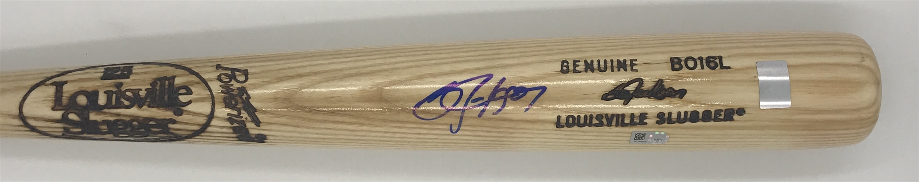 Kansas City Royals Bo Jackson Autographed Game Model Louisville Slugger Bat