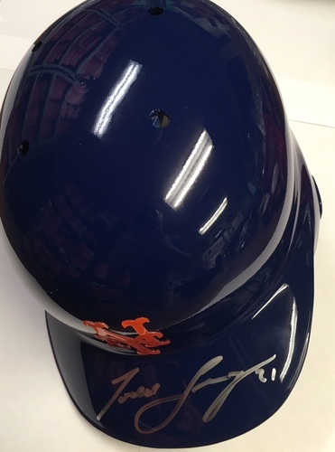 New York Mets Todd Frazier Signed Batting Helmet