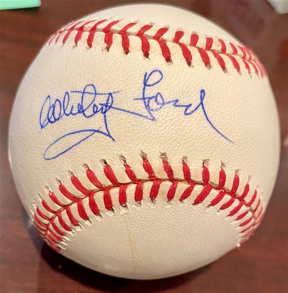 New York Yankees Whitey Ford Signed AL Baseball