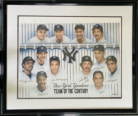 "Team Of The Century" Fine Art Lithograph, AP 15/56 By Artist Doo S. Oh