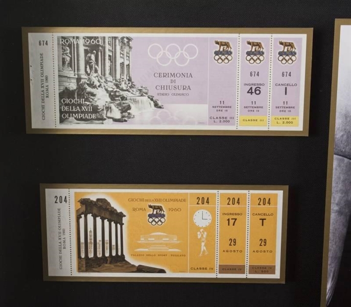 Muhammad Ali RARE framed 1960 Olympic Torch Collage (On-Line Authentics)