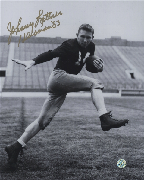 Notre Dame Johnny Lattner Heisman 1983 Signed 8x10 Photo 