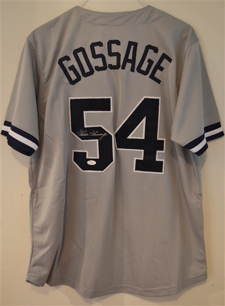 New York Yankees Goose Gossage Signed Away Jersey