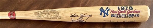 New York Yankees 1978 WS Bat Signed By Goose Gossage,Graig Nettles,Sparky Lyle,Ron Guidry,Yogi Berra,Mickey Rivers