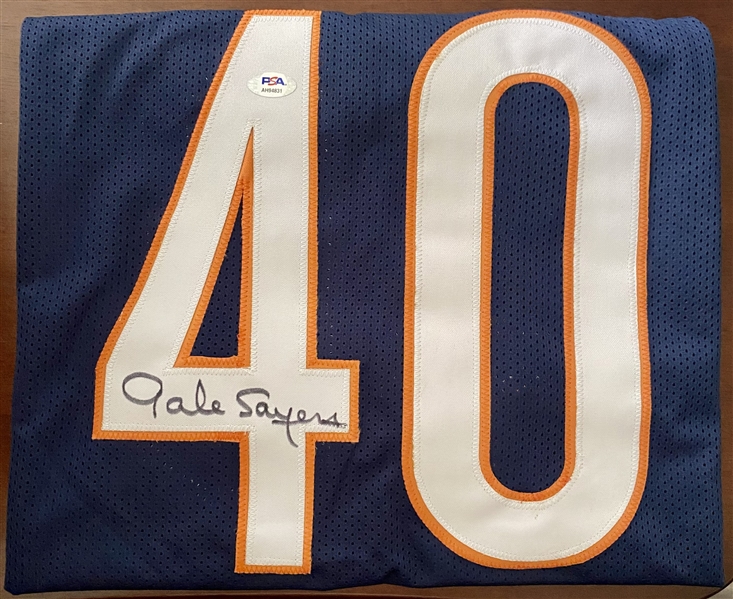 Chicago Bears Gale Sayers Signed Jersey