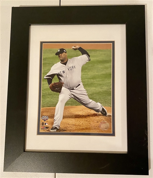 New York Yankees CC Sabathia Unsigned 8x10 Photo Framed